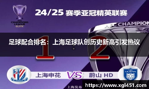 足球配合排名：上海足球队创历史新高引发热议